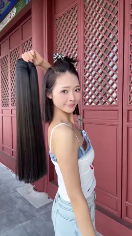 Tóc giả kẹp phím thẳng m dài sang chảnh #tocdepmoingay #shopkeptocxinh 
