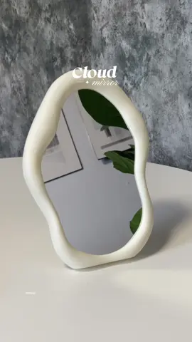 aesthetic cloud mirror 🤍✨ #mirror #cloudmirror #foryou #fyp #makeupmirror 
