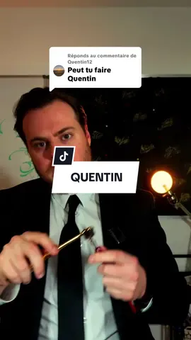 Réponse à @Quentin12 aujourd’hui j’ai choisis le nom de #quentin 👨‍🚀