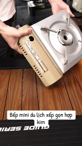 Bếp mini du lịch xếp gọn hợp kim #dangoai #đồdãngoại #camtrai 