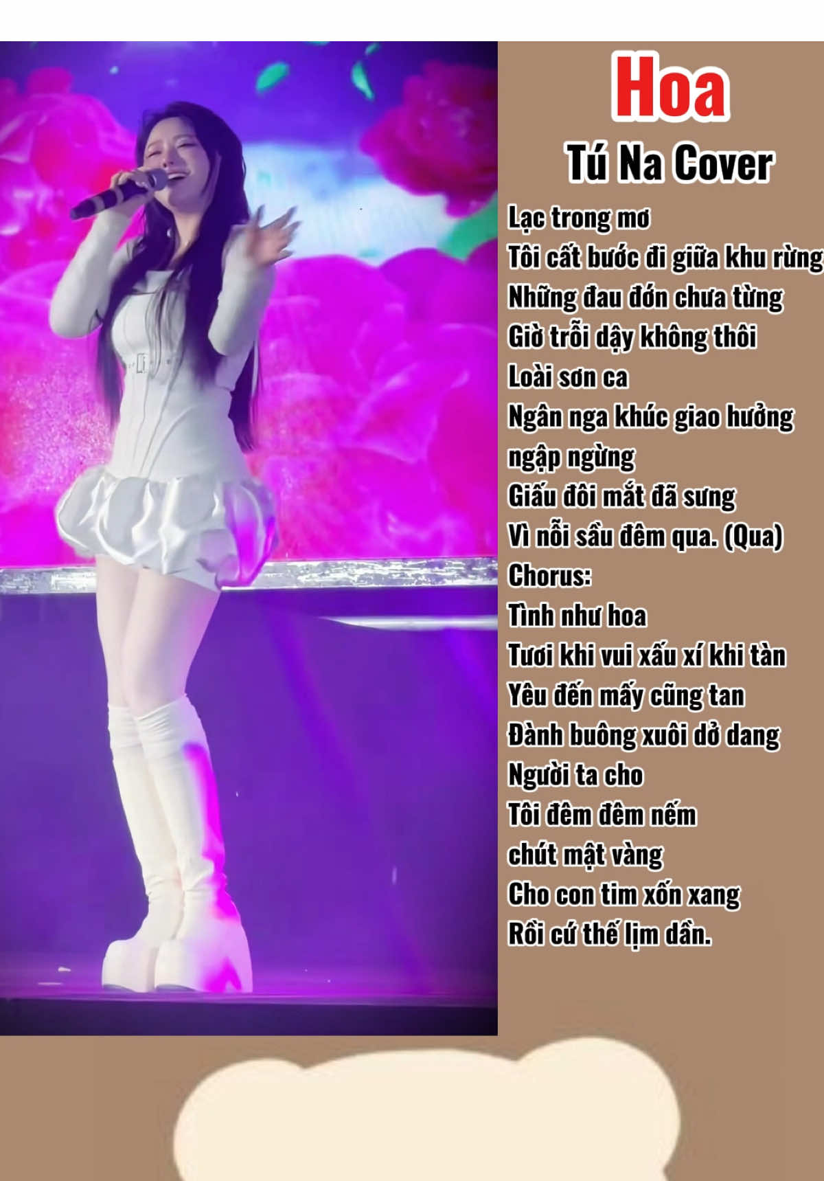 Lạc trong mơ#xuhuong #hoa #tuna #hottrend #cover l