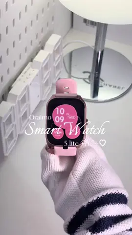 super ganda ng smart watch 5 lite ng @OraimoPhilippines 😫😫🤍 approved talaga as a student! Ganda ng quality and ang mura #oraimosmartwatch #smartwatch #fitnesswatch #watchforwomen #fyp 