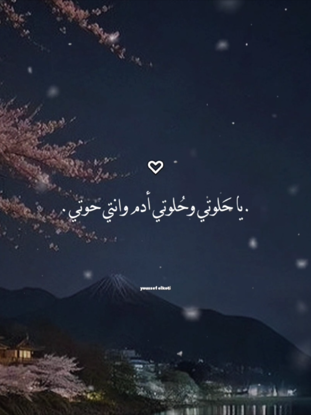 يا حَلوتي وحُلواتي آدم وانتي حواتي💖🫀 #امين_خطاب #حالات_واتس #مصمم_فيديوهات🎬🎵 #fyp #yousef_elkoti 