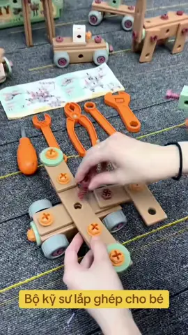 Đồ chơi kỹ sư lắp ghép cho bé tư duy sáng tạo #xuhuongtiktok #viralvideo #fpyツ #dochoikysu #dochoithongminh 