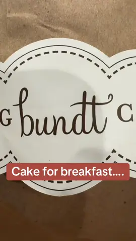 Cake for breakfast bc I’m an adult and I can do whatever I want 🤭 Chocolate Bundt cake is my favorite. What’s your’s? #chocolate #bundtcake #chocolatedessert #cakeforbreakfast 