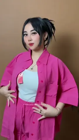 Recomendasi oneset celana , bahan linen premium 🩷 #oneset #linenpremium #omesetcelana 