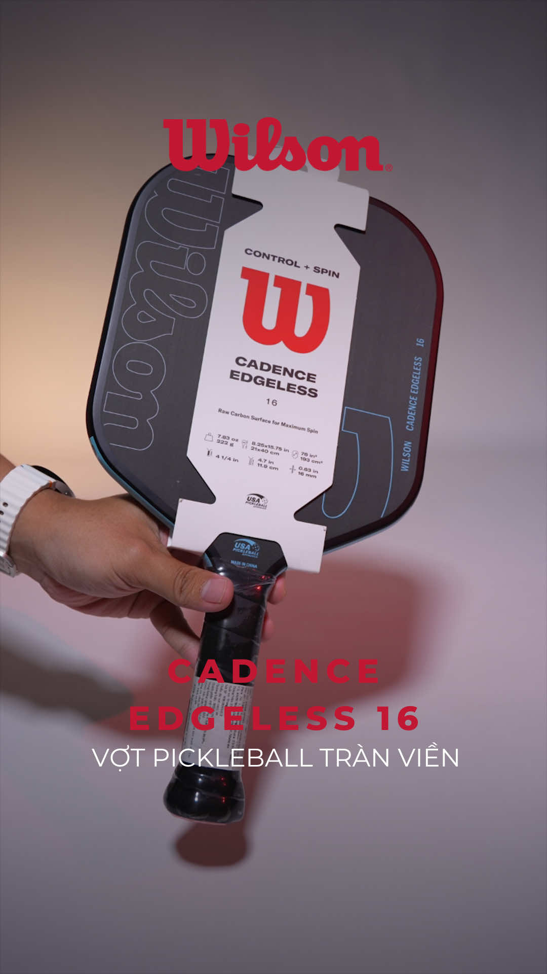 Vợt Pickleball Wilson Cadence Edgeless 16 #wilsonvietnam #Wilson #wilsonpickleball #newarrivals 