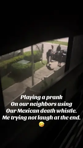 Our neighbors may never sleep again… 💀😂 Love, laughter & a little Aztec chaos with my husband. #couplepranks #aztecdeathwhistle #scaretok #foryou #marriedlife @jp305786 