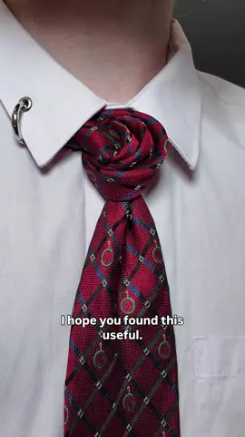 PART 4 is here! 👀 My Tie Knot Art series continues with the stunning Rosebud Knot. I was intimidated at first, but it turned out to be a breeze! 🕺 Which knots do you want to see me tackle next? Share your thoughts! #tieknot 