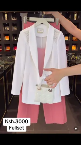 Power dressing has a new definition! 🚀 This official three-piece set gives you that polished look without sacrificing comfort — a versatile coat, a breathable sleeveless top & tailored trousers that flatter every curve. Pair it with heels or flats and OWN your day, from 8am meetings to 8pm dinners. 🌸 Limited pieces available — DM/WhatsApp to order before it’s gone! #OfficeWear #StyleInKenya #TrendyBossBabe #KenyanTikTok #PowerLook