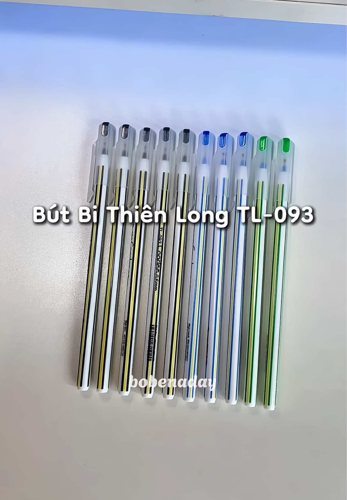 Bút bi quốc dân Thiên Long TL-093 #butbi #butbithienlong #buthocsinh #butviet #butthienlong 