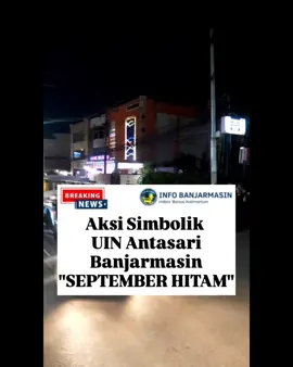 Aksi simbolik dari UIN Antasari Banjarmasin 