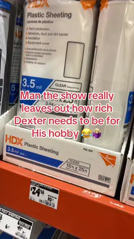 Man his supply cost is pretty high 😂😂 #dexter 