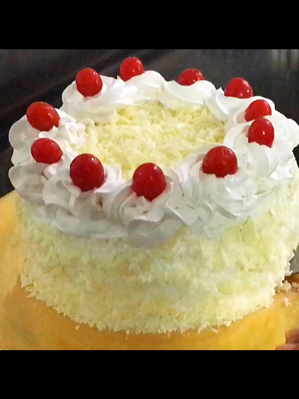 White forest cake without oven  . . . . #foryoupage #fyp #viral #trending #whiteforestcake     