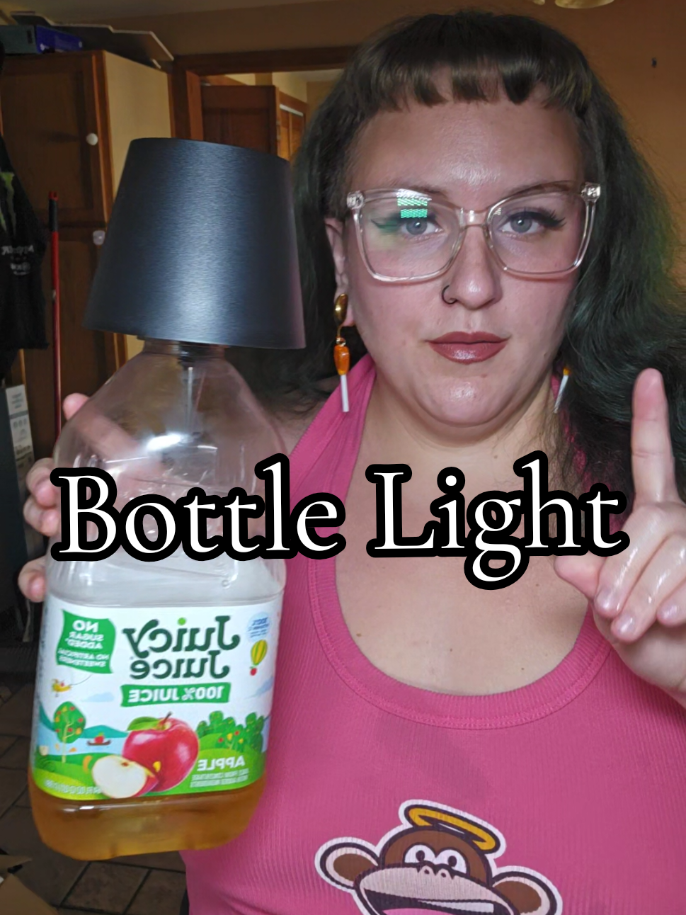 this light will be so pretty in a different bottle 😎 #decor 