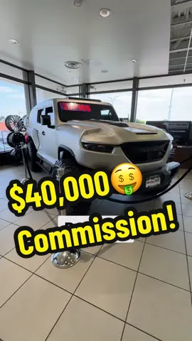 Would you sell this for a $40,000 commission? #CarSales #SalesTips #AutoSales #FYP #BuckingCarSales 