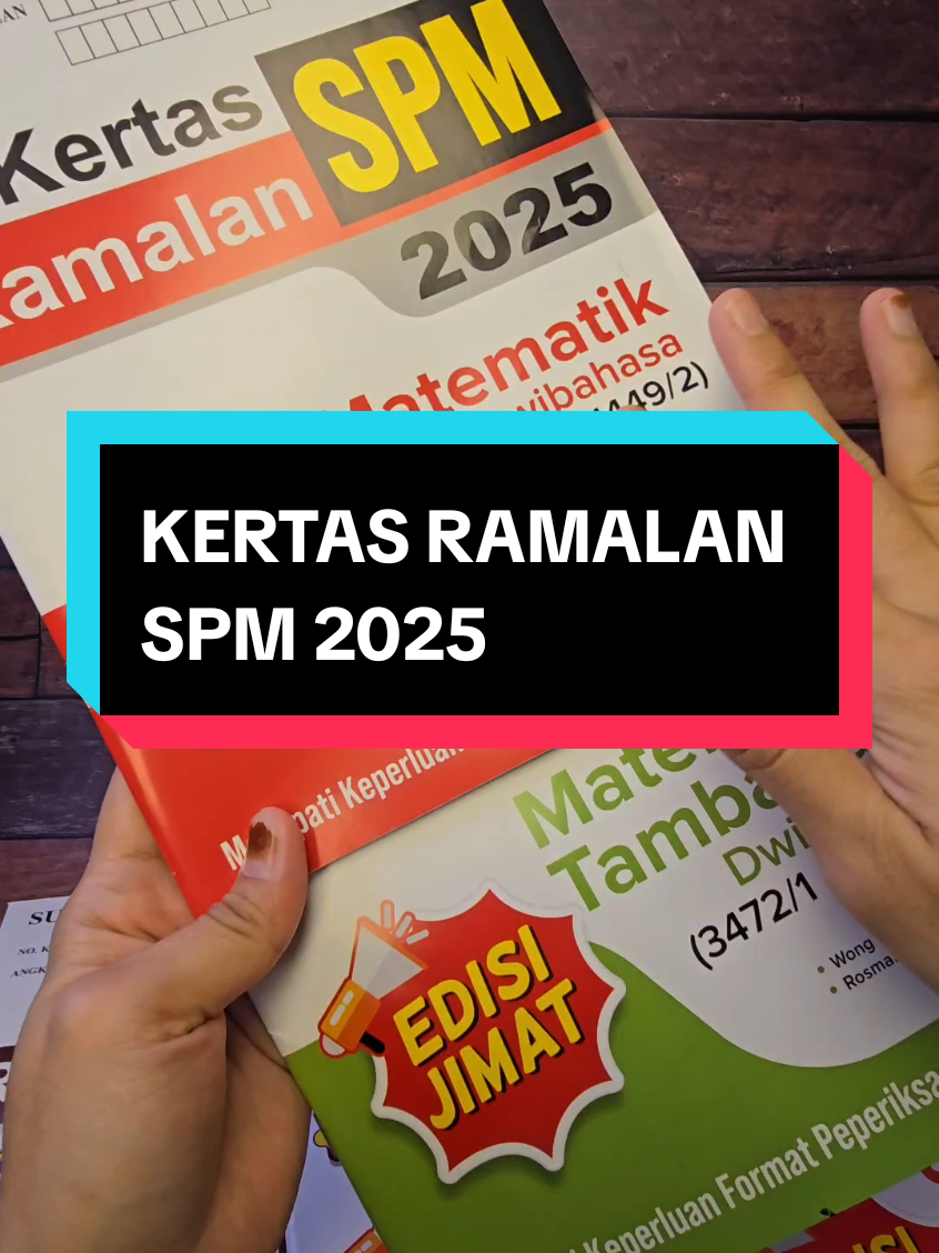 Kertas Ramalan SPM 2025‼️ #spm #spm2025 #bukulatihan #bukulatihanspm #sekolah 
