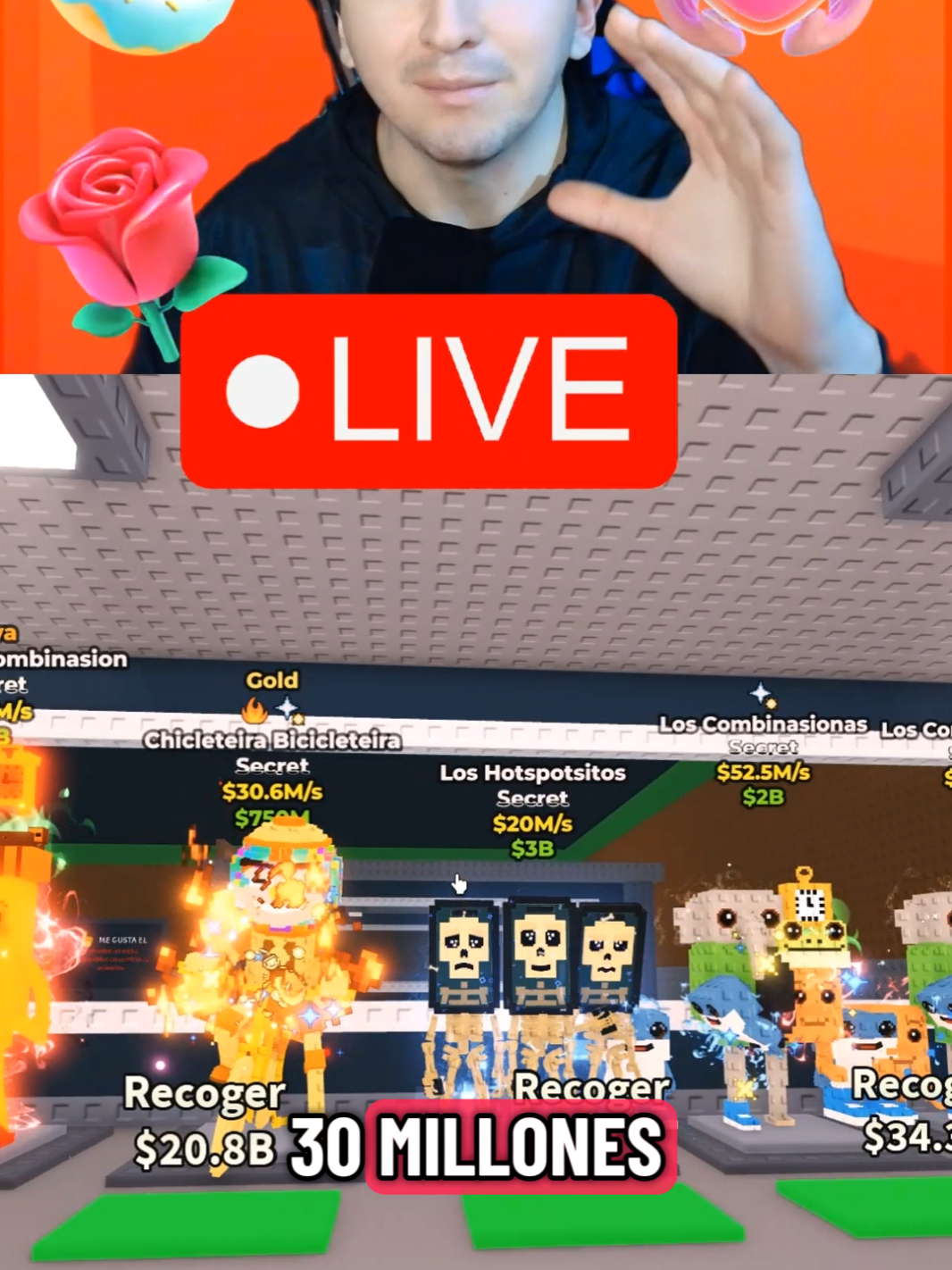 Subasta de Brainrot en directo 🔴 #Roblox #admiabuse #sammy #robloxgames #LIVE 
