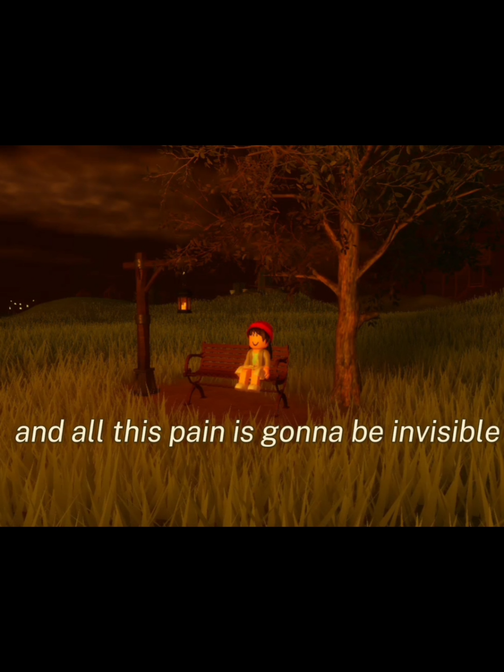 Invisible - Hunter Hayes (Lyrics) Cozy Roblox Version #lyrics #roblox #music #nostalgia 