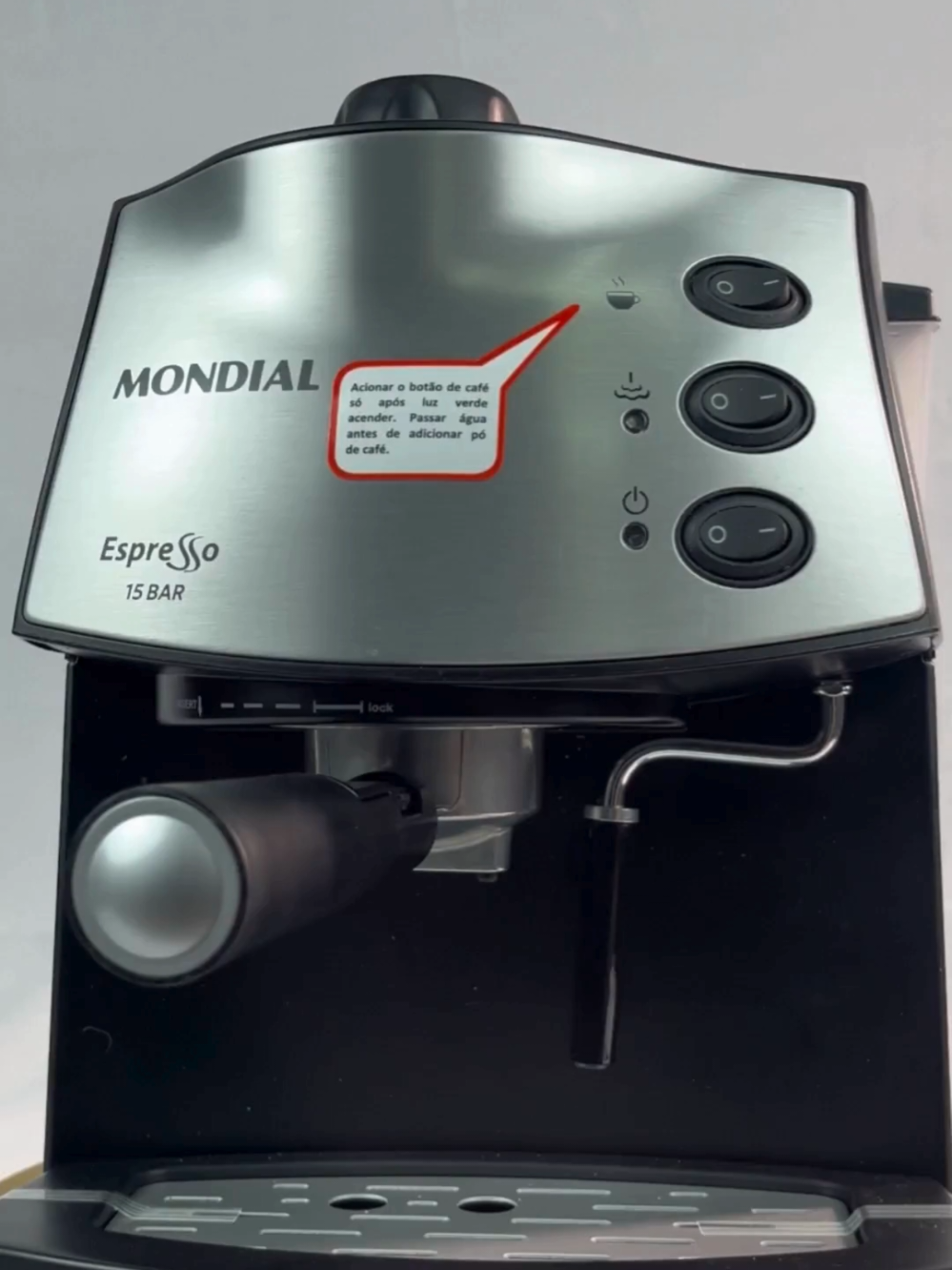 Cafeteira Expresso Máquina de Café Cremoso Coffee Cream Premium C-08 800W  Mondial #cafeteiranespresso#coffee  #máquinadecafé #mondial #Promo 