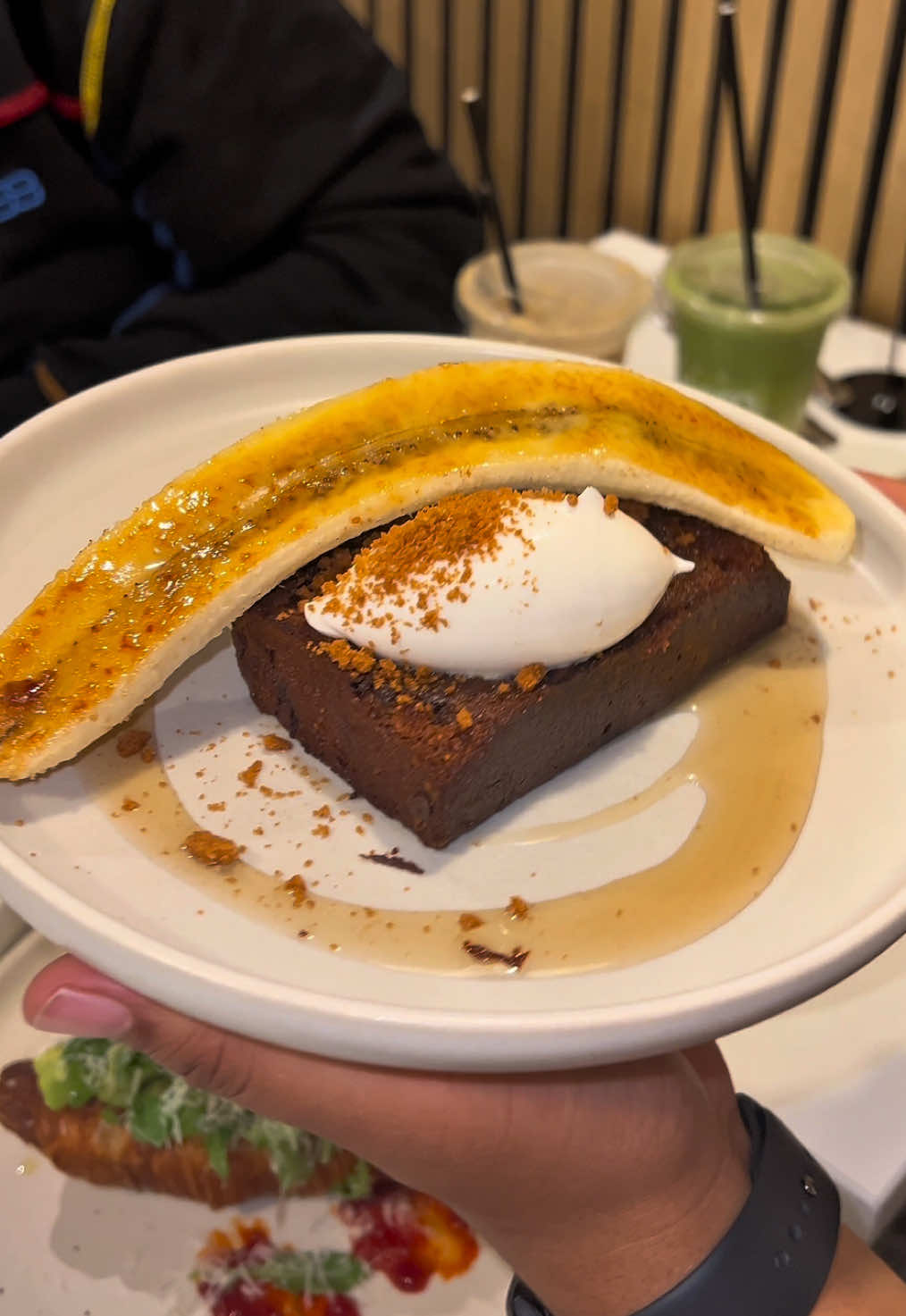 Thank you @Ahmed for the invite! And thank you @atom coffee for having us! We enjoyed our night and the food 😍  It was amazing meeting so many amazing creators! @Angelina🤪 @Abdunour | Food & Travel @diaryroom #brunchtime #matcha #grilledcheese #fyp #londontiktok 