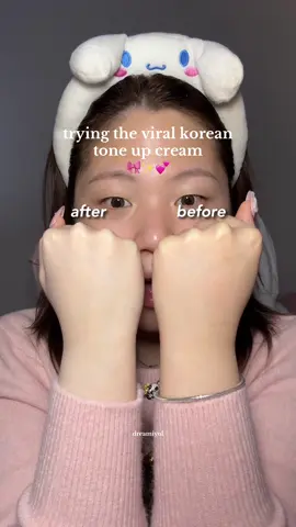 jarang ketemu tone up cream sebagus ini dan cakep juga di bawah makeup!!! pantesan viral di korea!!! #koreanskincare #toneupcream #koreanmakeup #toneupeffect #brightening 