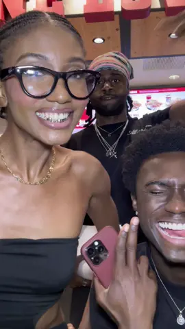 unfriendly black hotties  at @Raising Cane's #fyp #BlackTikTok #nyc #fashioninspo @Bisi @curatedbyaugustine 