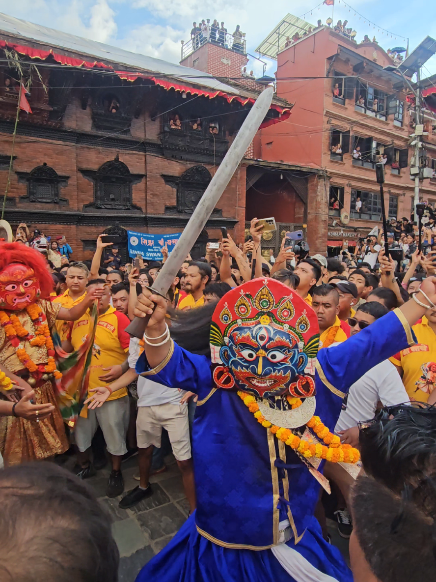 Lakhay Vs Sawa Bhaku Indrajattra #newforyou #indrajatra #lakhay #lakhay👹👹 #sawabhaku 