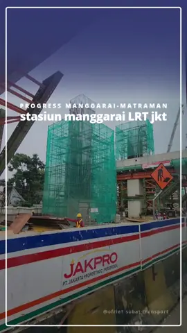 Seperti inilah progress Stasiun Manggarai LRT Jakarta fase 1B, Sabtu 6 September 2025. Lokasi stasiunnya di depan RS Agung.  #LRTjakartafase1B #LRTJakarta #StasiunManggarai #StasiunManggaraiLRT #LightRailTransit #Sobattransport #Ofrie1 