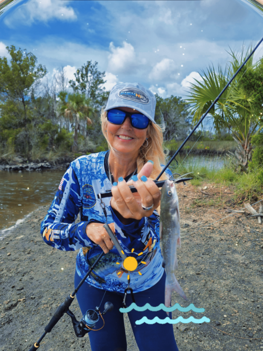 🩵⚓️🩵Love my @FishNFX rod!!🔥💪🙌🎣@FWC (FISHING WITH CONFIDENCE) @RodnReelGirls.com @Faymous_Fisherman🐟🐠🐟🐠 @OB OceanBully @Tonna Just Hookin' 