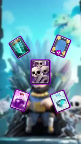 Armée de squelette vs la tour  #supercell#clashroyale #squelette 