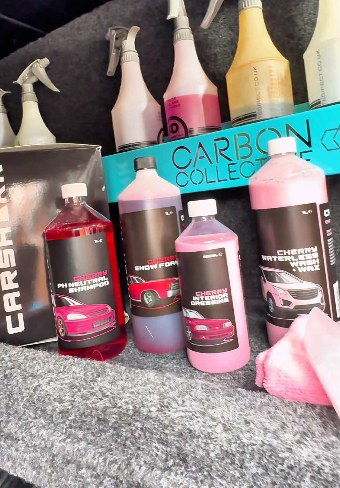 These Car Shark car care boxes are such great value 🍒 #detailing #carcleaning #carcare #giftideas #tiktokmademebuyit 