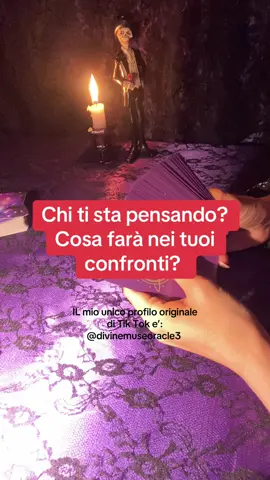 🦋IL MIO PROFILO UNICO ED ORIGINALE di TIK TOK È’: @divinemuseoracle3  Diffida se vedi questo video su altri profili di cartomanzia, non eseguo partnership con nessuno. Fai attenzione alle truffe grazie.  ❤️per info: Se desideri una lettura con me scrivimi una mail a: divinemuse63@gmail.com unico contatto per poter interagire direttamente con me.  ❤️il video qui presentato di lettura interattiva generale e’ a scopo di intrattenimento. Ricordo a tutti che trattandosi appunto di  energia generale alle volte potrebbe non esserci un’accurata sincronicita’. L’utente e’ responsabile dei propri pensieri e azioni. La lettura non sostituisce parere medico e/o legale.  Il video e’ valido dal momento in cui lo guardi.  ❤️✨ good vibes baby ✨❤️  Vi abbraccio tutti Divine muse Oracle 🤗 #canalizzazionetarocchi #tarocchitiktok #tarologiaevolutiva #isuoipensieri #fiammegemelle 