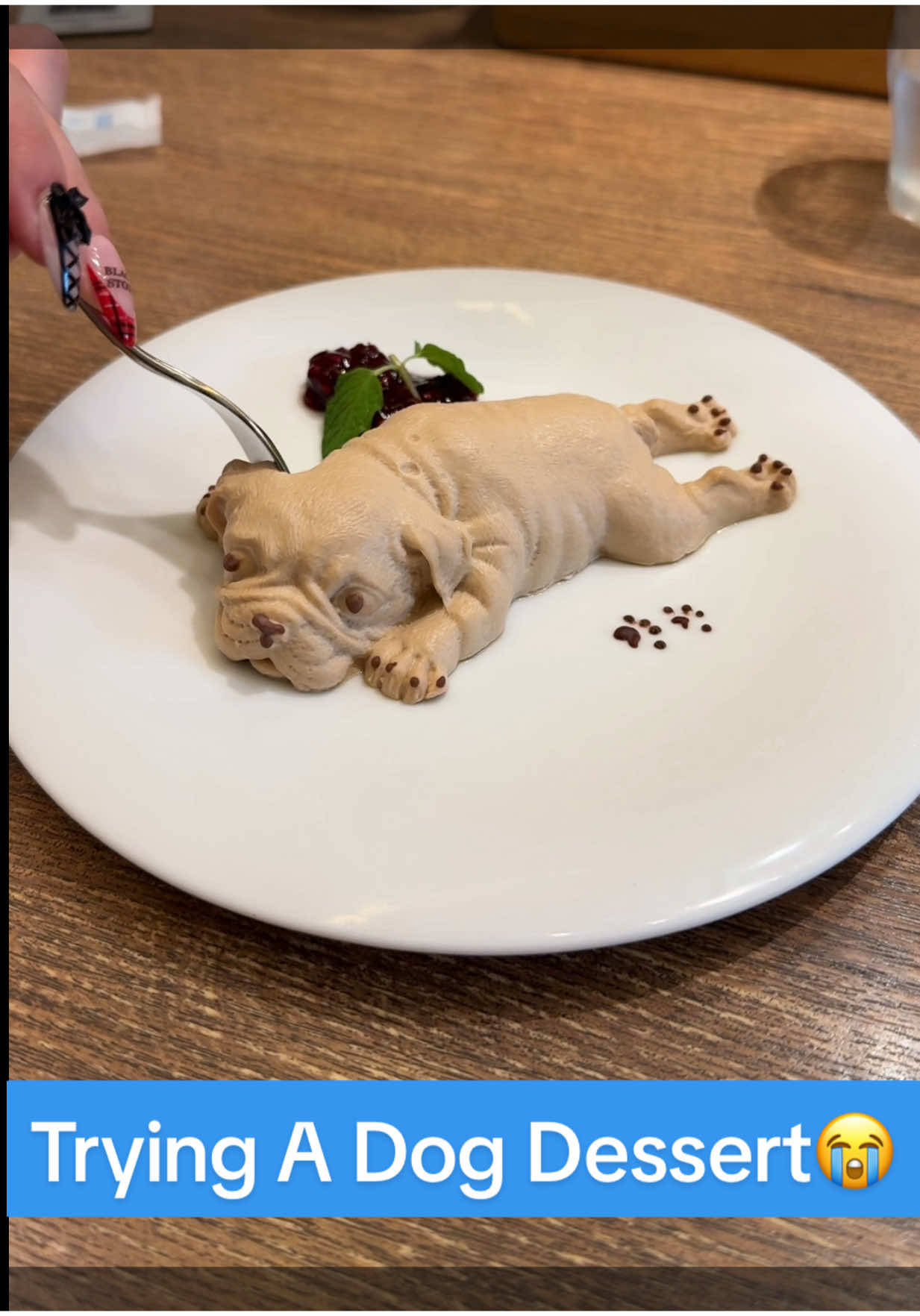 No way Japan has a dessert that looks like a dog😭 #pearls #japan #dessert #japanfood #tacoflacko 