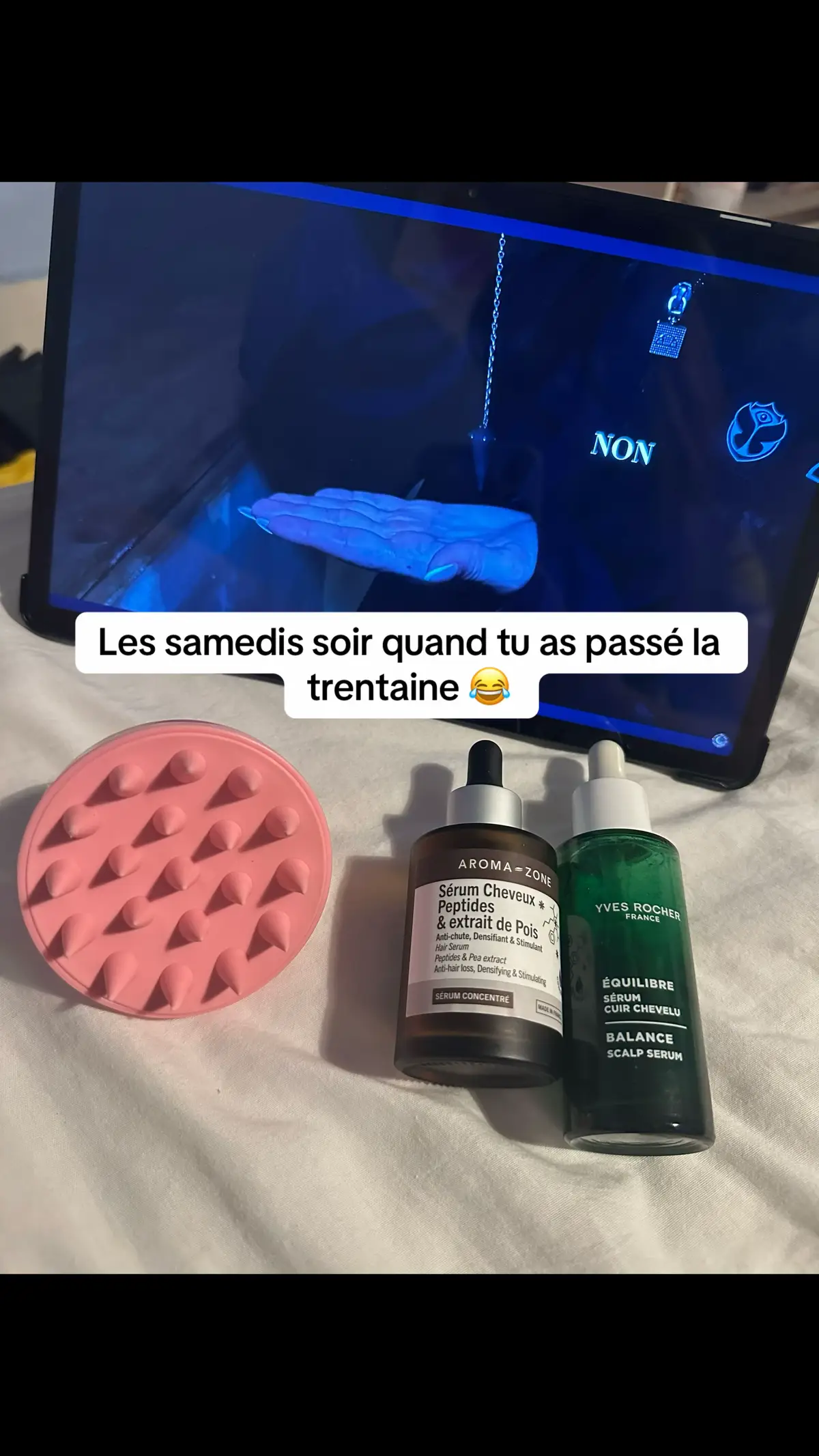 Un épisode de @EnjoyPhoenix les soins de @Aromazone_officiel et @Yves Rocher #hair#routine#cheveux#paranormal 