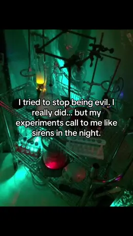 I’m back and plan to be even more cruel. #evil #Science