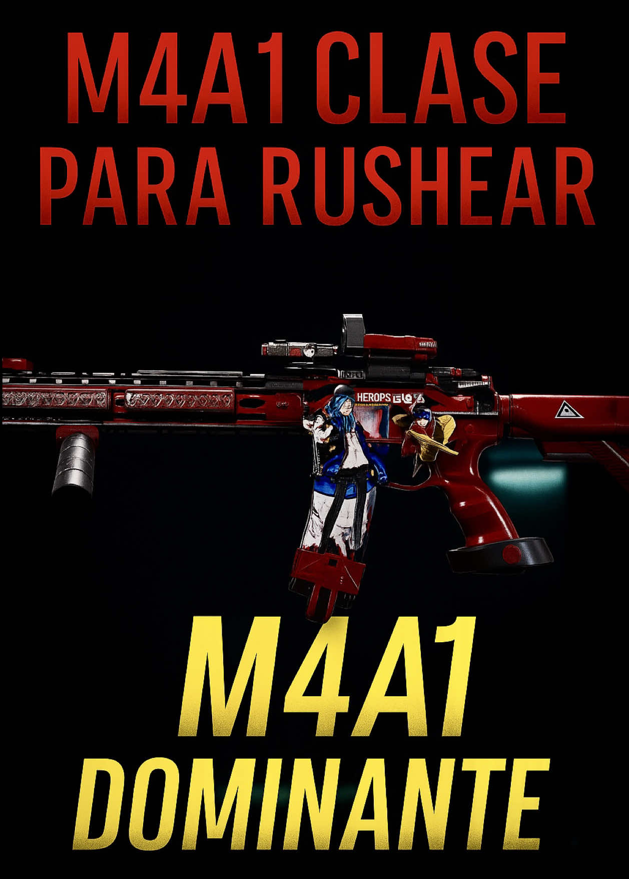 M4A1  CLASE PARA RUSHEAR #garena #deltaforce #creadorgarenadf #paratii #elcompitagus 