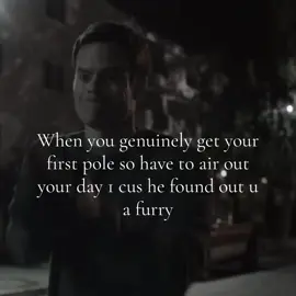 this happened #furry #firstpole #genuinely #thishappened #barry 