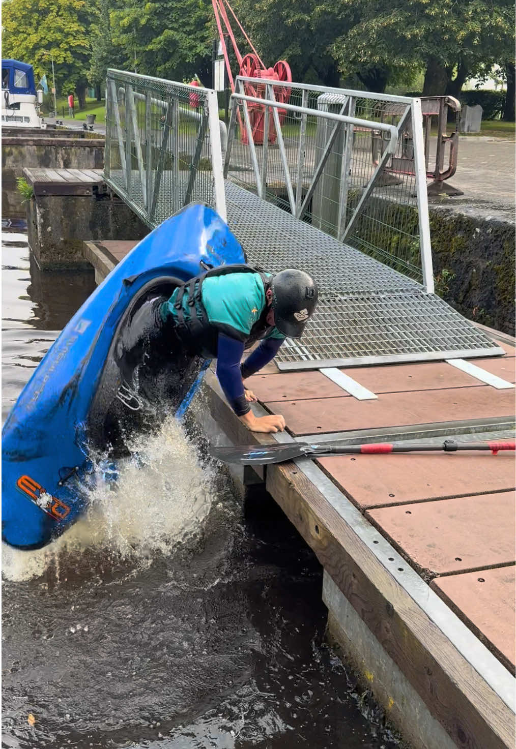 Easiest way to exit #kayak 