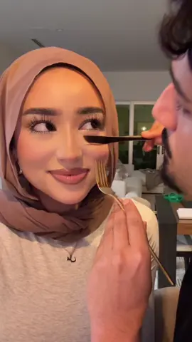I guess a bite wasn’t enough 🙈 #muslim #couple 