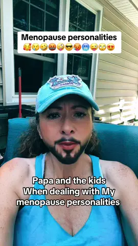 Menopause personalities. Let our personalities be friends 😍🤬🤣😢.  #menopause #multiplepersonalities #over50club #genx 