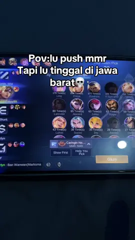 Mmr 5k hampir 6k tapi title masih coklat😭#SeasonsEndGiveaway #MLBBNEXT2025#mlbb #pov #jawabaratml 
