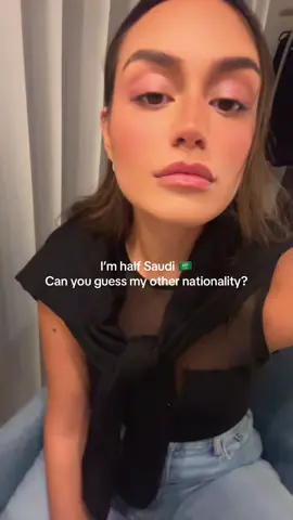 Can you guess my other nationality??? #halfsaudi #saudigirl🇸🇦 #saudiarabia 