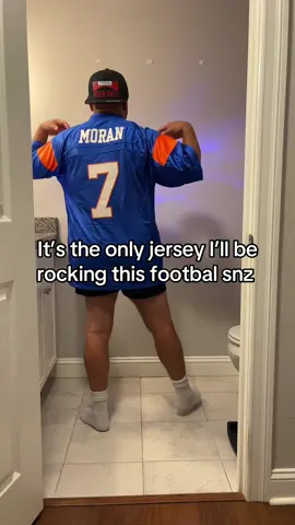 It’s the only jersey I’ll be wearing  #alexmoran #footballszn #jersey 