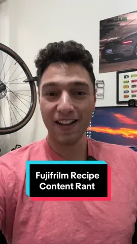 A mini rant about the videos I see on TikTok and reels sharing Fujifilm recipes. Sharing these recipes is an awesome way to build the community, but it's insanely important to give credit to the creators of these recipes. Whether it's @FujiXWeekly or anyone else they've taken the time and effort to create these recipes in the least we can do is repay them by tagging them so other people can find all the other recipes they've made in the hard work they've done. That's all for my mini rant!