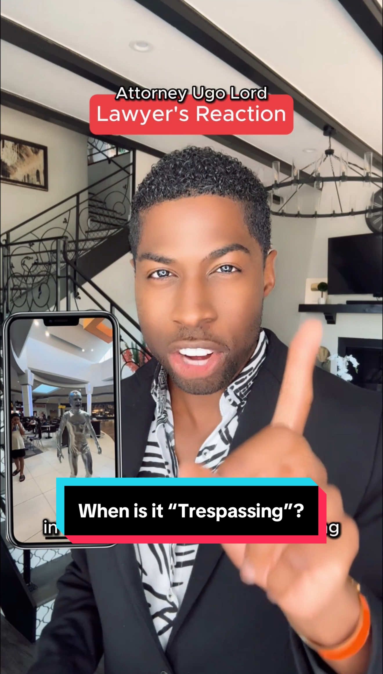 Replying to @Austin Man Reenacts Iconic Fantastic 4 Silver Surfer Scene in Mall—Is He Guilty of Trespassing? Attorney #UgoLord Reacts! #lawyer  #TikTokPartner #TikTokLearningCampaign #stitch with  @Juicy Jacob 