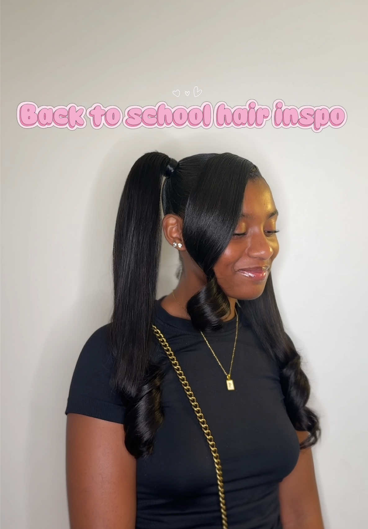 these ponies are too cute 🥹😍😍 i did something similar to these for the concert last year, and I can’t wait to do them again! what grade are you/your child in & what are you most excited for this school season? 💕 my cousin so pretty! ##fyp##sleekponytail##twoponytails##hairstylistsoftiktok##capcut