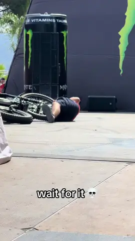 Bro laid it all out on the line ☠️ #MonsterEnergy #Moto #Funny #Motocross 