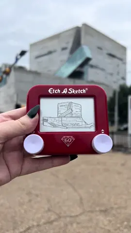 Went to the @Perot Museum today 🥰 #sciencerules #etchasketch