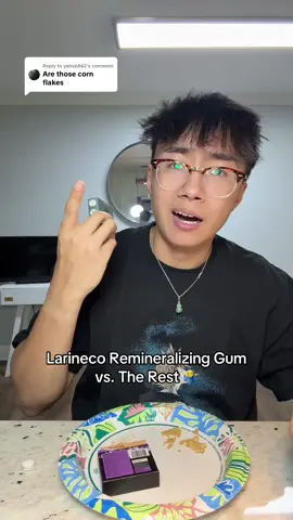 Replying to @yahs6862 i actually want to CHEW it #larine #larineco #remineralizinggum #teeth #teethwhitening 